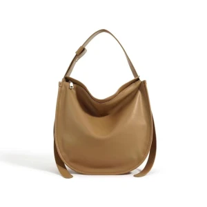Female genuine leather commuter bag