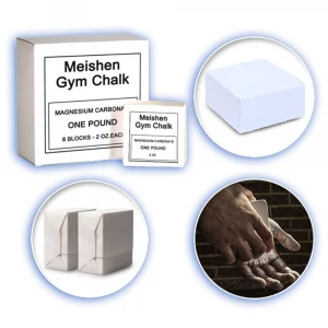 Meishen dry hands gym chalk block for fitness centers