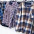 Import Used Winter Clothes Plaid Shirt Cream from China
