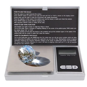 0.1g 0.001g LCD Display Mini Pocket Digital  Electronic jewelry Balance Weighing Scales
