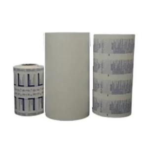 Coated paper with PE film