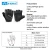 Import INBIKE Cycling Gloves 3MM Gel Pad Breathable Reflective Half Finger Biking Gloves Lightweight for Riding from China