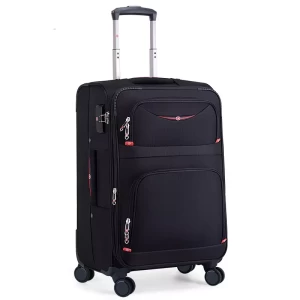 20" 24" 28" Inch Black Elegant Luxury Designer 3 Piece Vintage Travel Luggage Set for Women