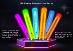 RGB Glowing disposable vape kit