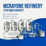 Full Automatic Edible Oil Refining Machine Crude Vegetable Oil Refinery Plant with CE ISO