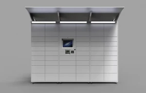 Parcel Lockers with Roof