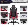 VICTORAGE Delta VC Series Premium PU Leather Home Chair Gaming Chair(Red)
