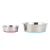 Import non-skid stainless steel pet dog cat bowl pet feeder with silicone bottom from China