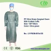 LY Non-woven disposable PP PE SMS Isolation Gown
