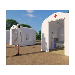 Mobile Pneumatic Rescue Military Hospital Bed Tent for 8 People