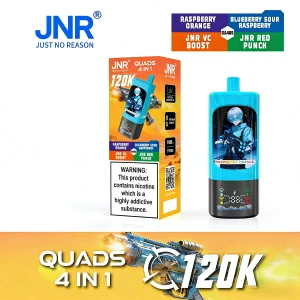 JNR Quads 4In1 120K Vape Smooth Flavor Factory Direct Wholesale