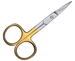 Half Gold Plated Nail Scissors