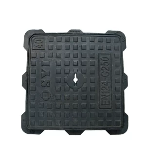 Road Safety En124 Access Cover D400 Square Round Ductile Cast Iron Manhole Cover Price