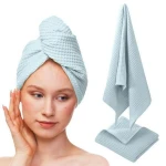 Makeup Towel Ultra Soft 400 GSM Waffle Texture for Gentle Skin Care