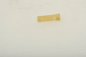 Brass pins for electrical plugs
