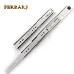 FERRARJ 45mm full extension telescopic 3-fold soft close ball bearing drawer slides