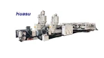 PVC  PE double wall corrugated pipe production line
