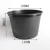 Import 0.75 gallon flower pot 2.8L black nursery plastic flower pot from China