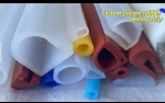 Multicolor silicone strip sealing door sealing strip