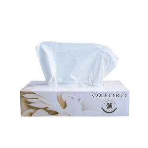 Soft and white 2 ply virgin facial tissue
