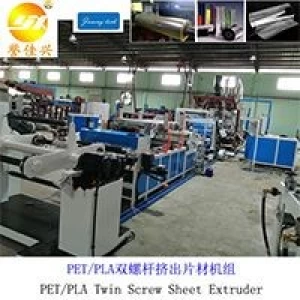 PET/PLA Twin-screw Sheet Extruder Unit