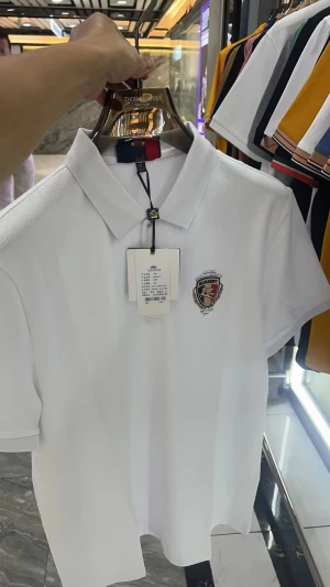 Polo T Shirt Custom Silk Screen Print  Brand Polyester Cotton Tshirt Plus Size Men T-shirt for men