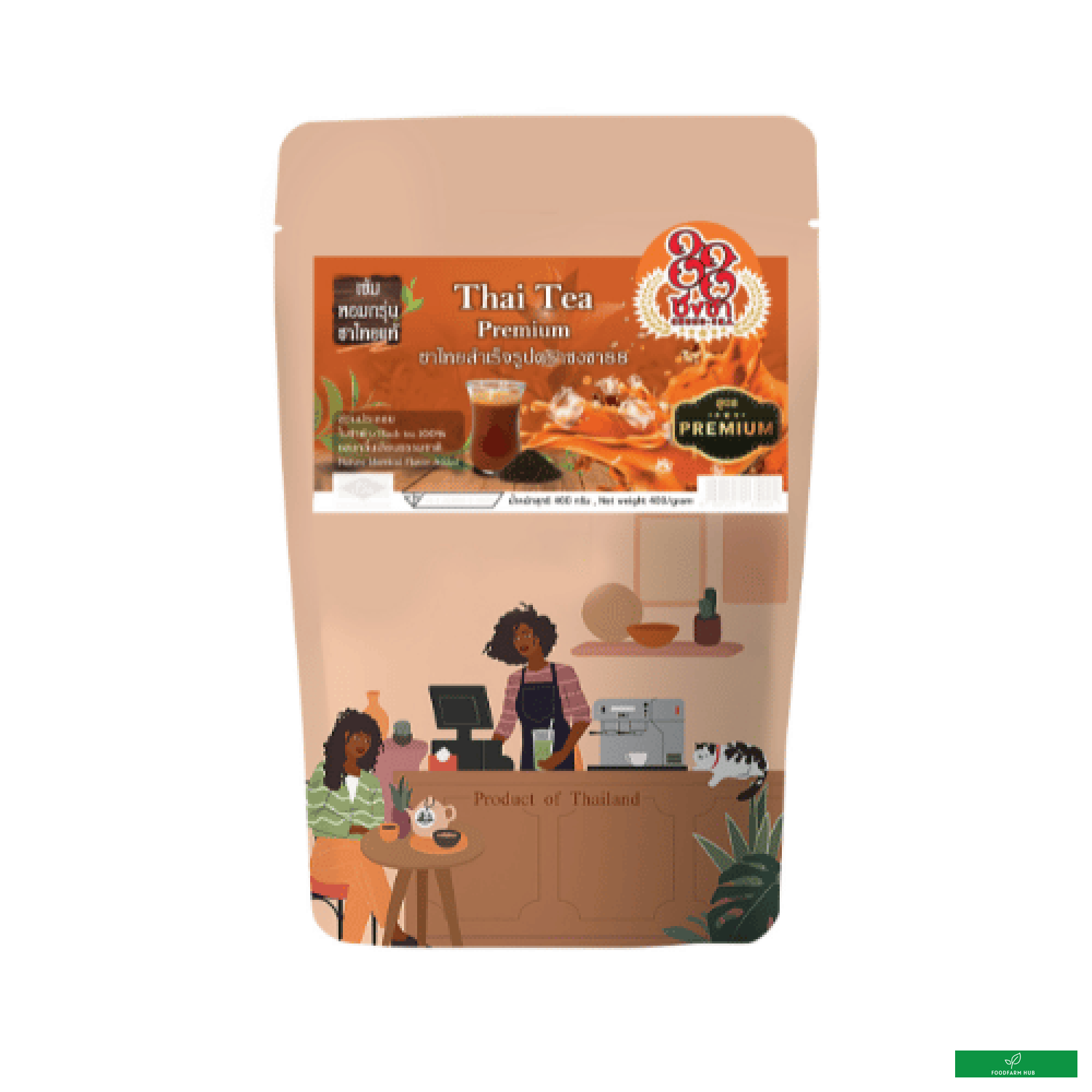 Tai Tea Box Buy Thai Tea Classic/ Thai Tea Premium 400g. (12pack/1ctn) from Food ...
