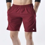 AB Men Customized Logo Solid Color Gym Fitness Shorts STY # 05