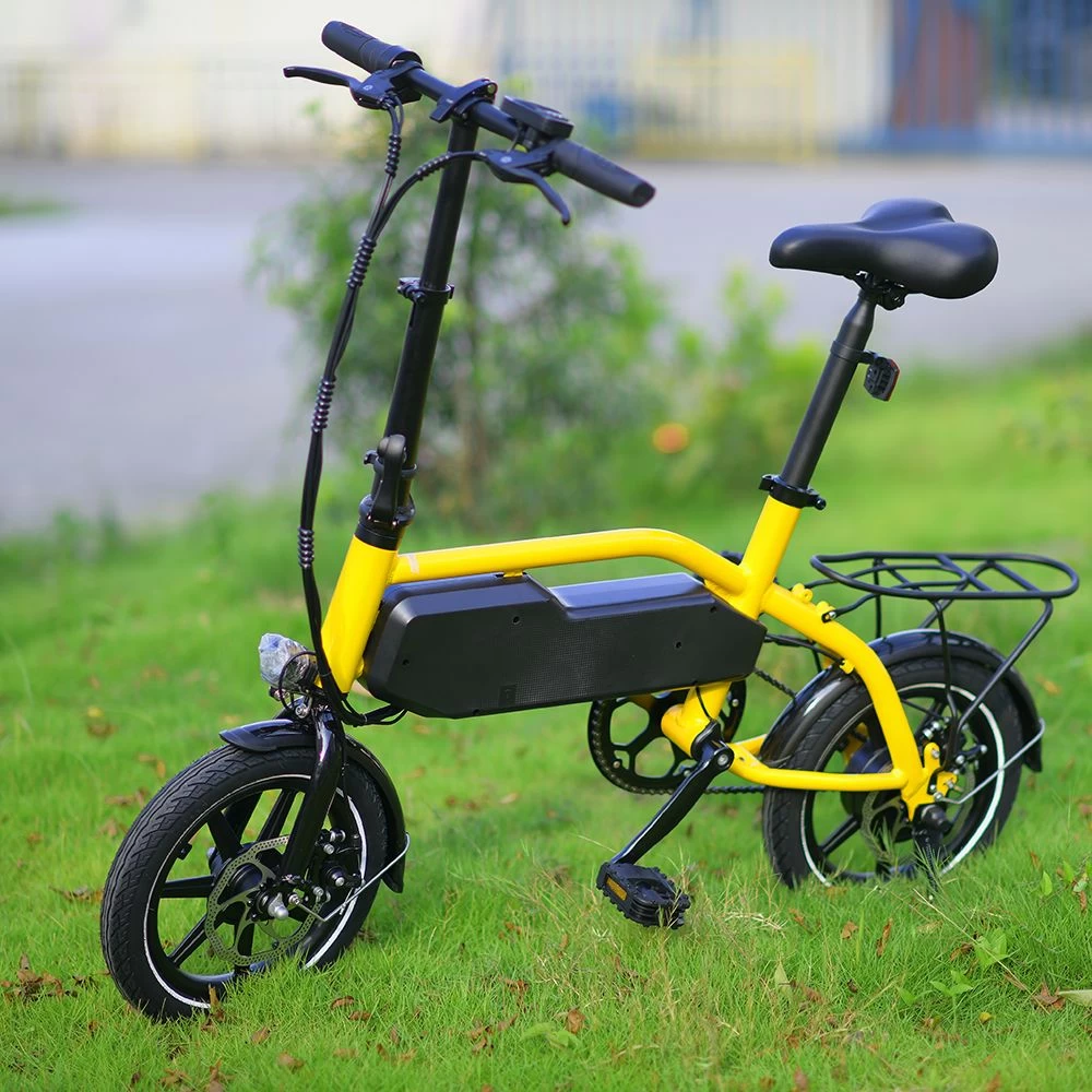 Buy 350w 6.0ah Black Electric Folding Bike, High Quality, Factory