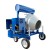 Import 500lL-800L self loading concrete mixers diesel gasoline electric portable cement mixer machine with hydraulic hopper from China