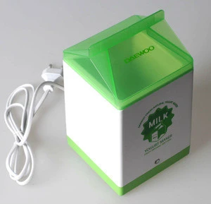 10-15W,0.9L,electric plastic superior high quality yogurt maker with green removable cap