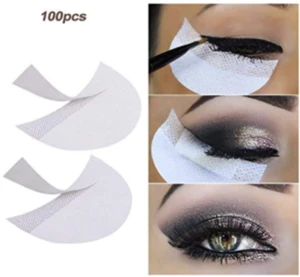 100PCS Lint Free Under Eye Gel Patches Makeup Lip Eye Make Up Pad Eyeshadow Shield