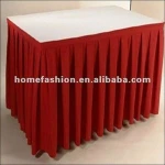 100%polyester table skirt