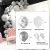 Import 102pcs silver confetti balloon set wedding arch silver latex balloon Party & Holiday Supplies decoration from China