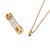 Import 108 gold glass hourglass with stainless steel gold pet cremation necklace no chain wholesale pet cremation jewelry from China