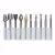 Import 10pcs 3.175mm HSS Routing Router Bits Burr Milling Cutter For Dremel And Rotary Engraving Machine Tools Accessories from China