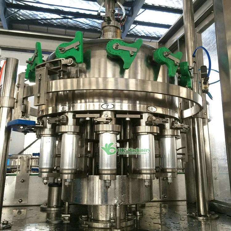 12-4 2000CPH carbonated drinks Aluminum Can Filling Machine/Production Line