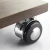Import 1.5 inch 40MM 30-100KG Round Plate Zinc Alloy Flat-bottomed Rigid Swivel Casters with Brake from China