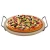 Import 15-inch Round cordierite pizza stone of pizza tools from China