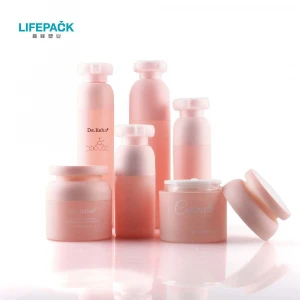 15ML 30ML 50ML 100ML Round Airless Spray Cosmetic Airless Pump Bottle Cream Packaging OEM