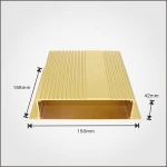 16 years experience customer extruded aluminum hdd Enclosure for electronics Heatsink