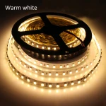 16.4ft Flexible Outdoor LED Strip Light, 300 Units SMD 2835 LED 12V DC Non-waterproof 365nm UV LED Strip Tape Ribbon