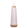 17Oz ECO Friendly Insulated Stainless Steel Portable Water Bottle with Wood Lid