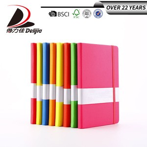 1805010 Large stock custom  colorful PU hardcove bulk composition chinese business notebook cheap price
