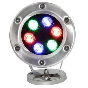 18W Outdoor Stainless Steel 304 LED Underwater Light IP68 LED Swimming Pool Light