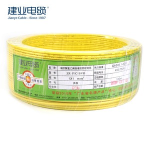 1mm/1.5mm/2.5mm2 Energy Wire/Copper/PVC insulated electrical wires /Household Cable