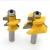 Import 2 Bit "V" Notch Tongue and Groove Router Bits Set V-groove Tongue & GrooveJoints Cutter- 1/2" Shank from China