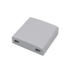 2 Core Wall Mounting Indoor Fttx Terminal Box Faceplate Distribution Box