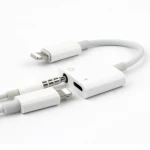 2 in 1 3.5mm Jack Audio Headphone Earphone USB Charger Charging Splitter Adapter Converter for Phone 13/12/X