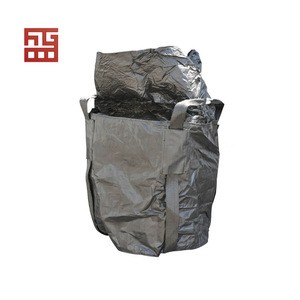 2000kg circular black fibc bulk bags for Soil